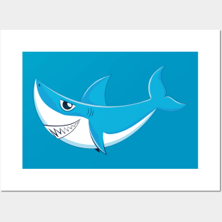 Great White Shark Posters and Art